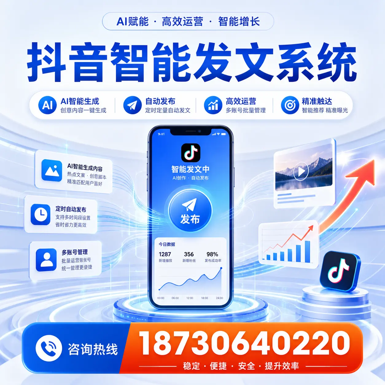如何通过抖音智能发文系统提升 阜阳 企业的市场竞争力